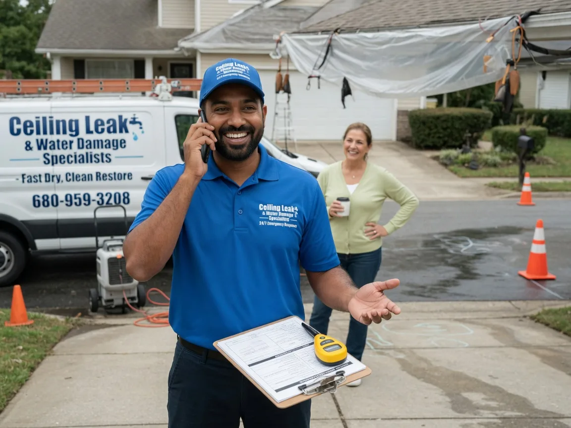 Ceiling Leak Cleanup Hurdland, MO FAQs